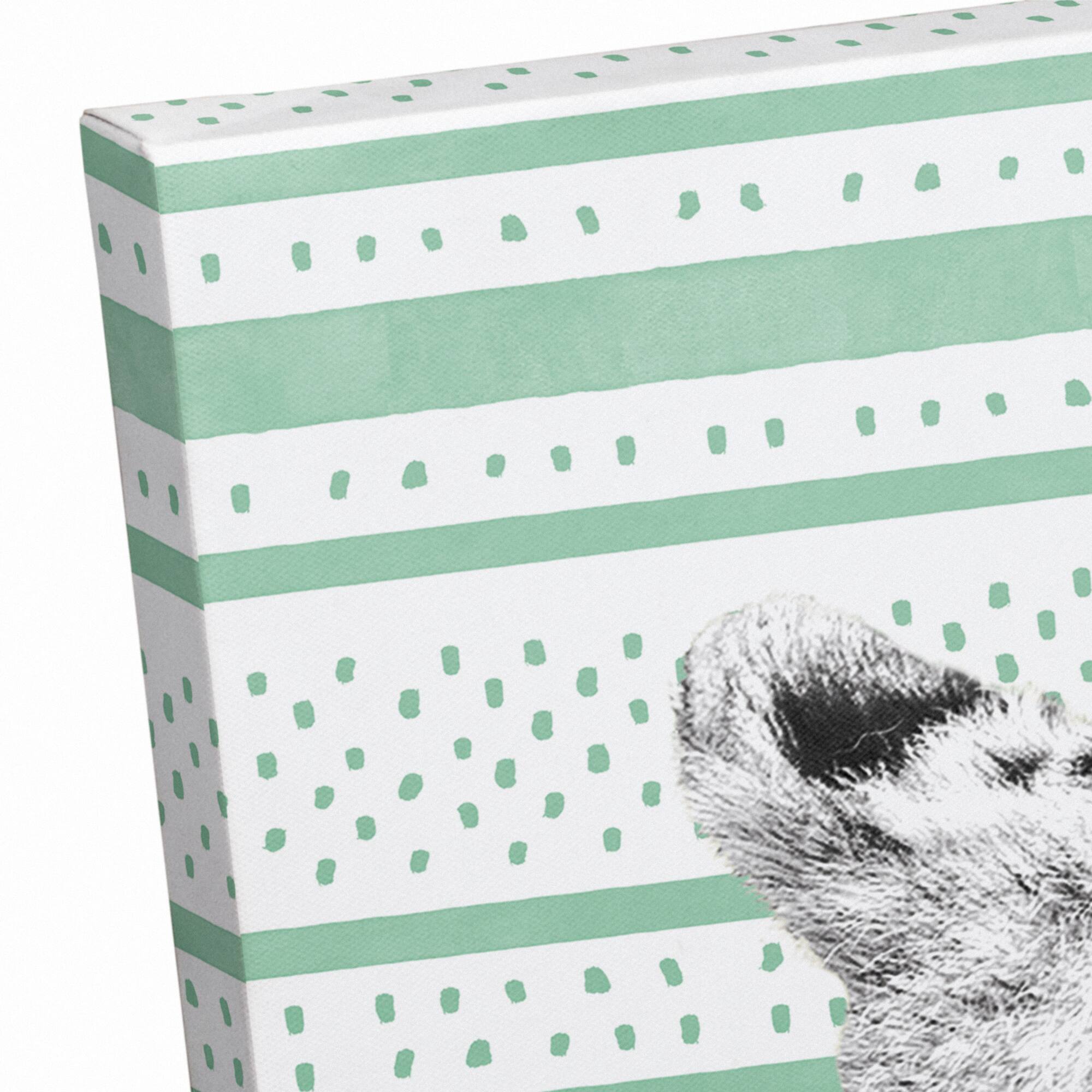 Minty Eyes Cheetah Canvas Wall Art